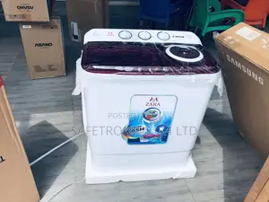 Red and White Zara Washingmachine Topload Semiautomatic 5kg