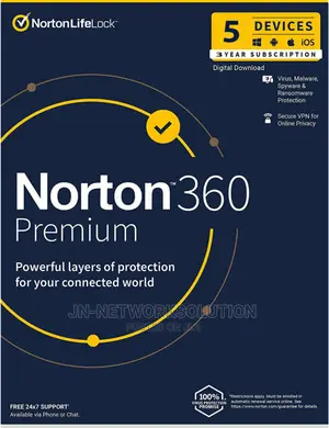 Norton 360 Premium 5 Devices 3 Year Windows/Mac/Android/Ios