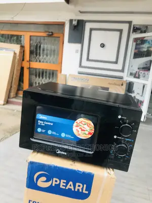 Lovely  Sleek Black Midea Microwave MM720CFB
