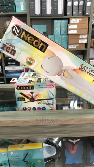 Neon 56 Inch Long Blade Ceiling Fan