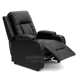 Recliner With 2 Cup Holder (Leather) Manual