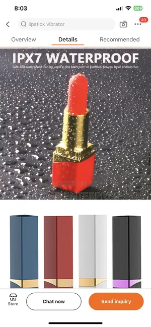 Lipstick Vibrator Magnetic Charging