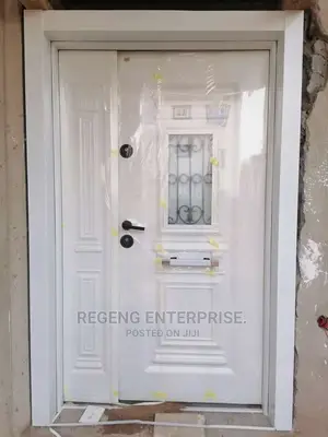 Modern Security Door-Double Locks.