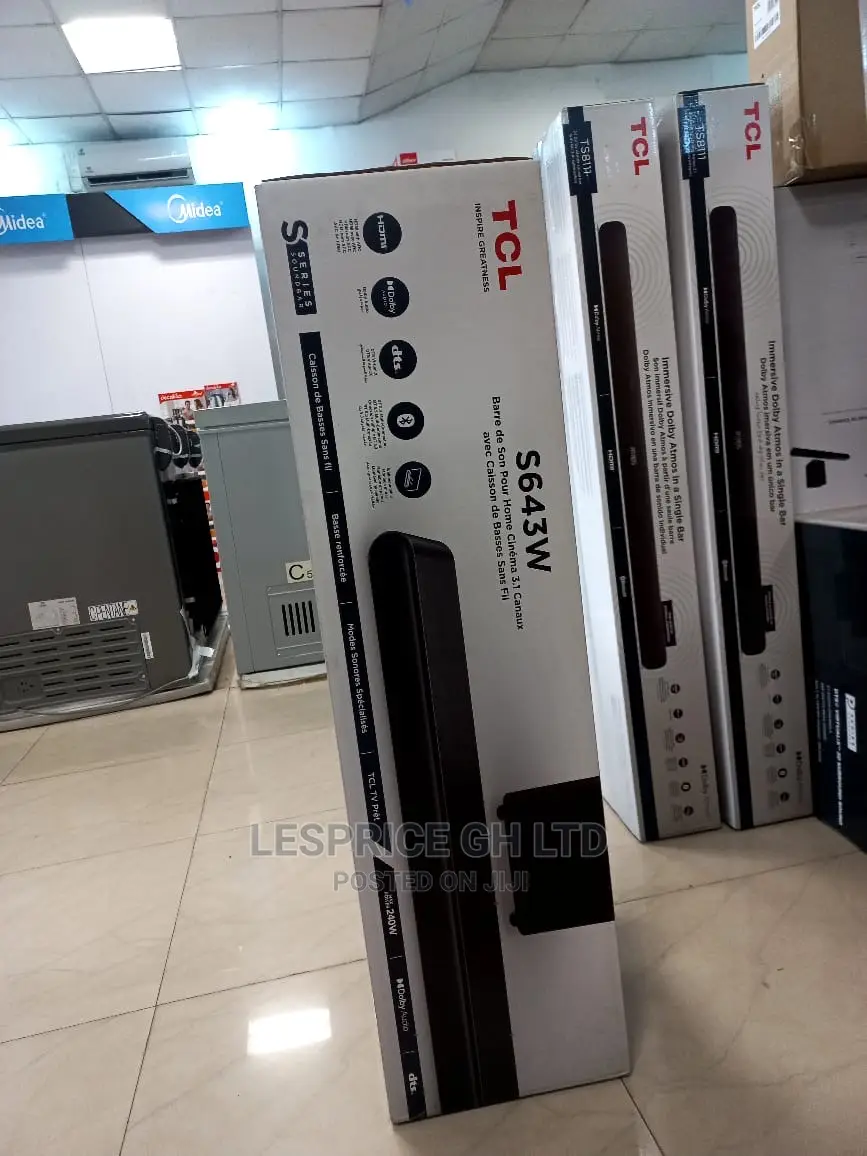 TCL Sound Bar With Sub Woofer