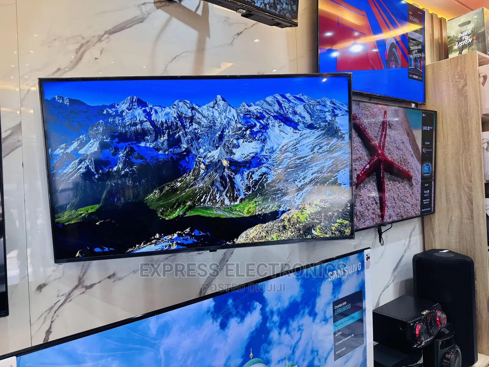 Brand~New UHD Smart Glossy Lg Tv 65”Uq70003