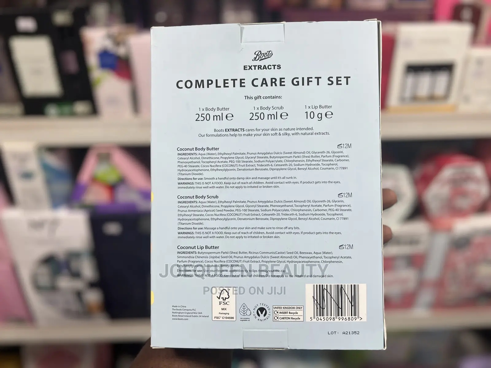 Coconut Extract Complete Care Gift Set