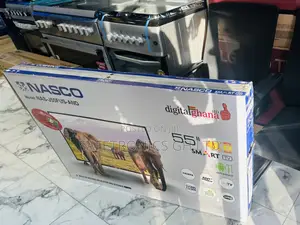 Glossy LED 55 Inches Nasco Smart UHD Crystal Tv