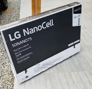 Sealed in Box LG 50 Inch 50NANO756 Nanocell Smart Tv 