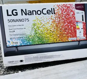 (50NANO756)LG 50 Inch Nanocell LED Tv(Black) 