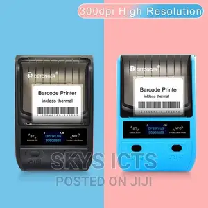 Portable Label / Barcode Printer With Free Software