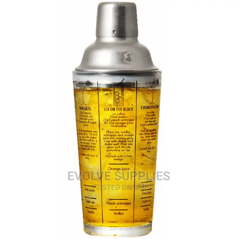 400ml Calibrated Cobbler Glass Shaker