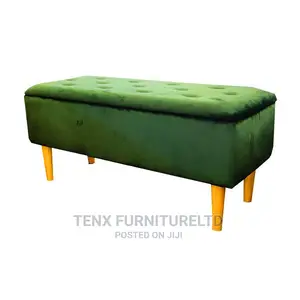 Bed Bench With Storage (Suede)