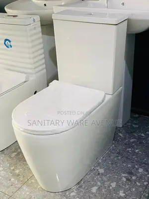 British Water Closet - Slim Tank Toilet - High Flow WC