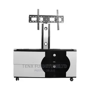 TV Stand With Bracket and Drawers(2 Wooden Drawers )