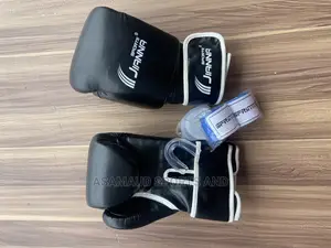 Original Set of Boxing Gloves, Bandage and Teeth Protective