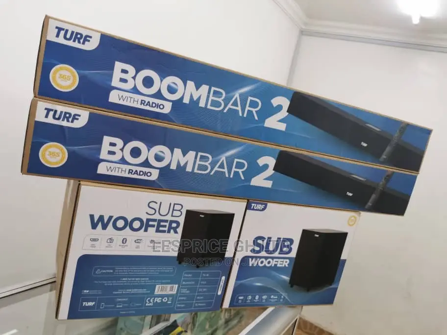 Turf 160W Boom Bar Bluetooth With Inbuilt Radio!