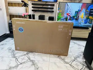 A New Slim Black Samsung 55q60b (Qled ) Tv
