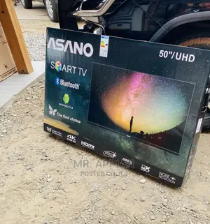 Asano 50 Inch Uhd Smart Bluetooth Led Tv(Black)