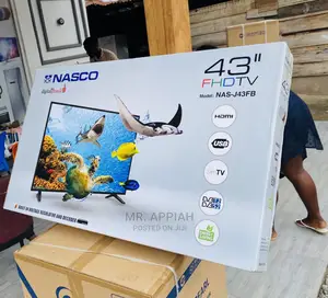 Quality Nasco 43 Inch FHD Smart LED Tv(Black)