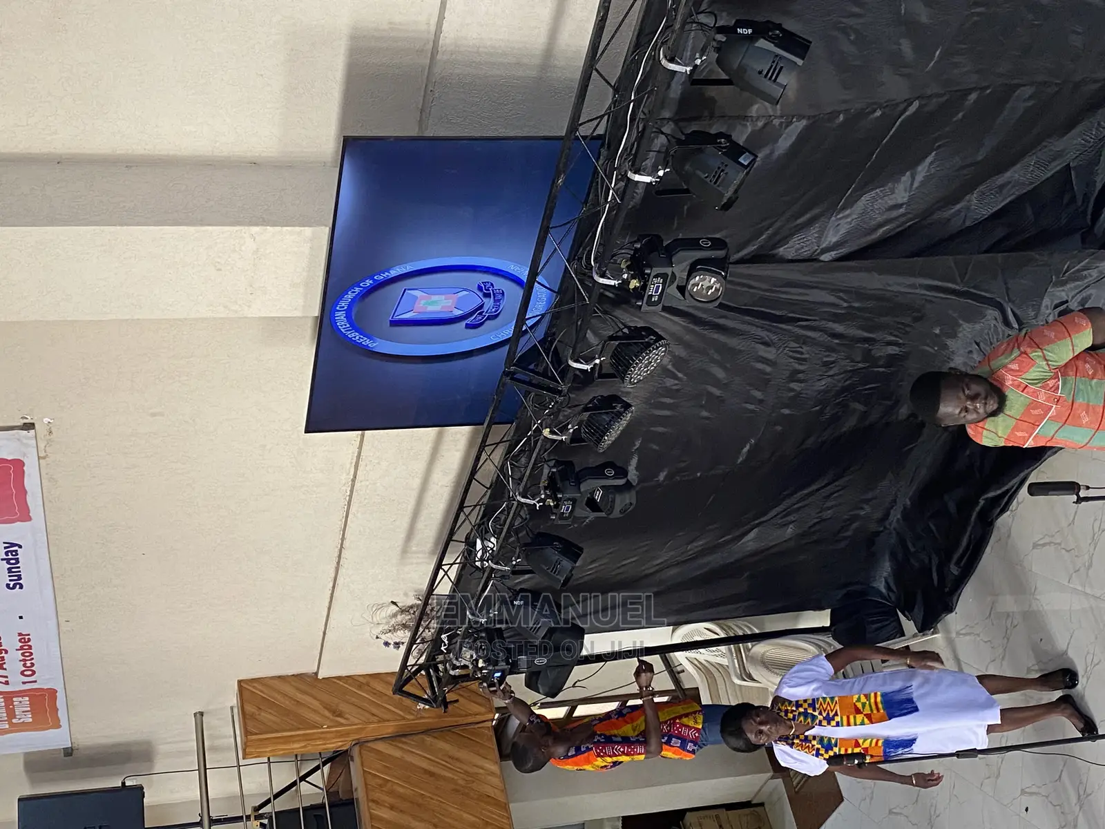 Stage Lights, Smoke Machine and Local Trusses for Rent