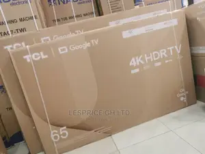 TCL 65” Android Smart HDR 10 Tv