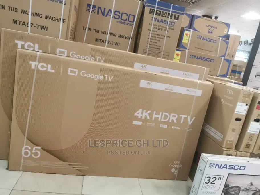 High Resolution TCL 65” Android Smart TV