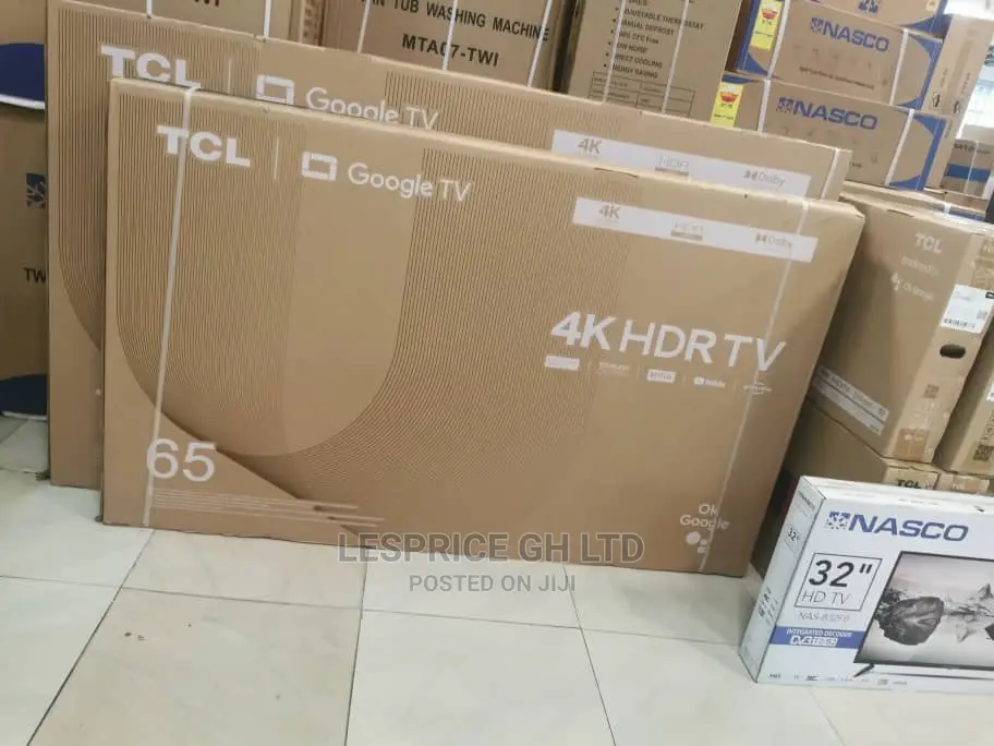 High Resolution TCL 65” Android Smart TV