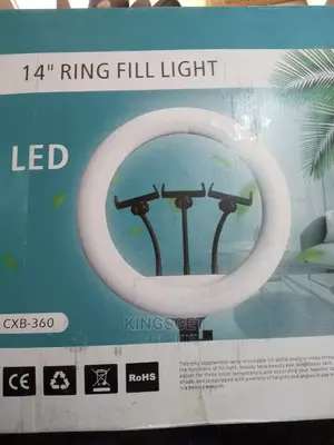 14 Inch 36cm Ring Light White Warm Yellow With Stand