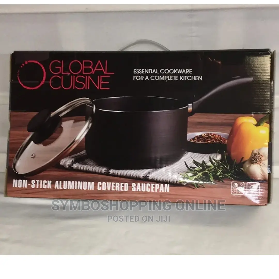Global Cuisine Non-Stick Aluminum Covered Saucepan