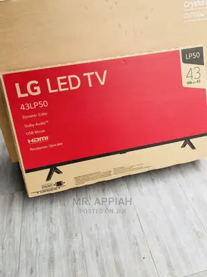 Brand  New LG 43UP7700 43”Real Uhd LED Tv(Black) 