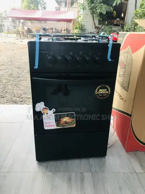 New Black Volcano Gas and Electric Cooker(3+1)