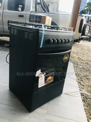 Superb Black Volcano Gas and Electric Cooker(3+1)