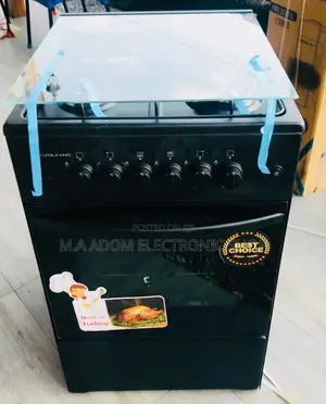 Superbly Black Volcano Gas and Electric Cooker(3+1)