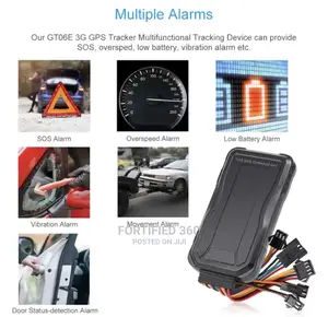 Multiple Alarms GPS Tracker for All Vehicles