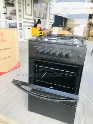 Discover Black Volcano Gas and Electric Cooker(3+1)