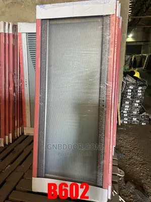 B601 Glass Door Bathroom Door Safety Glass Aluminum Frame