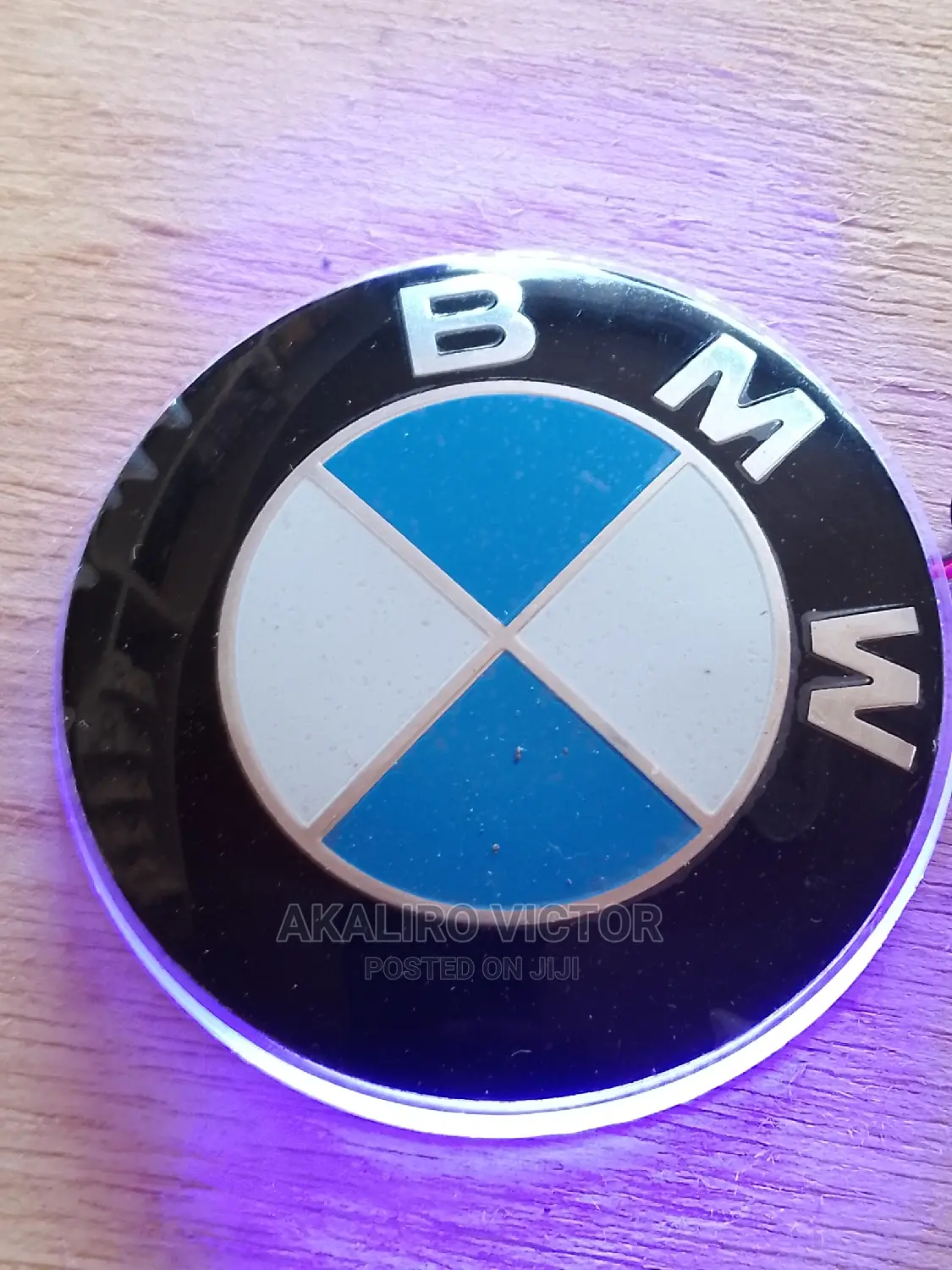 BMW Crown With Blue Light