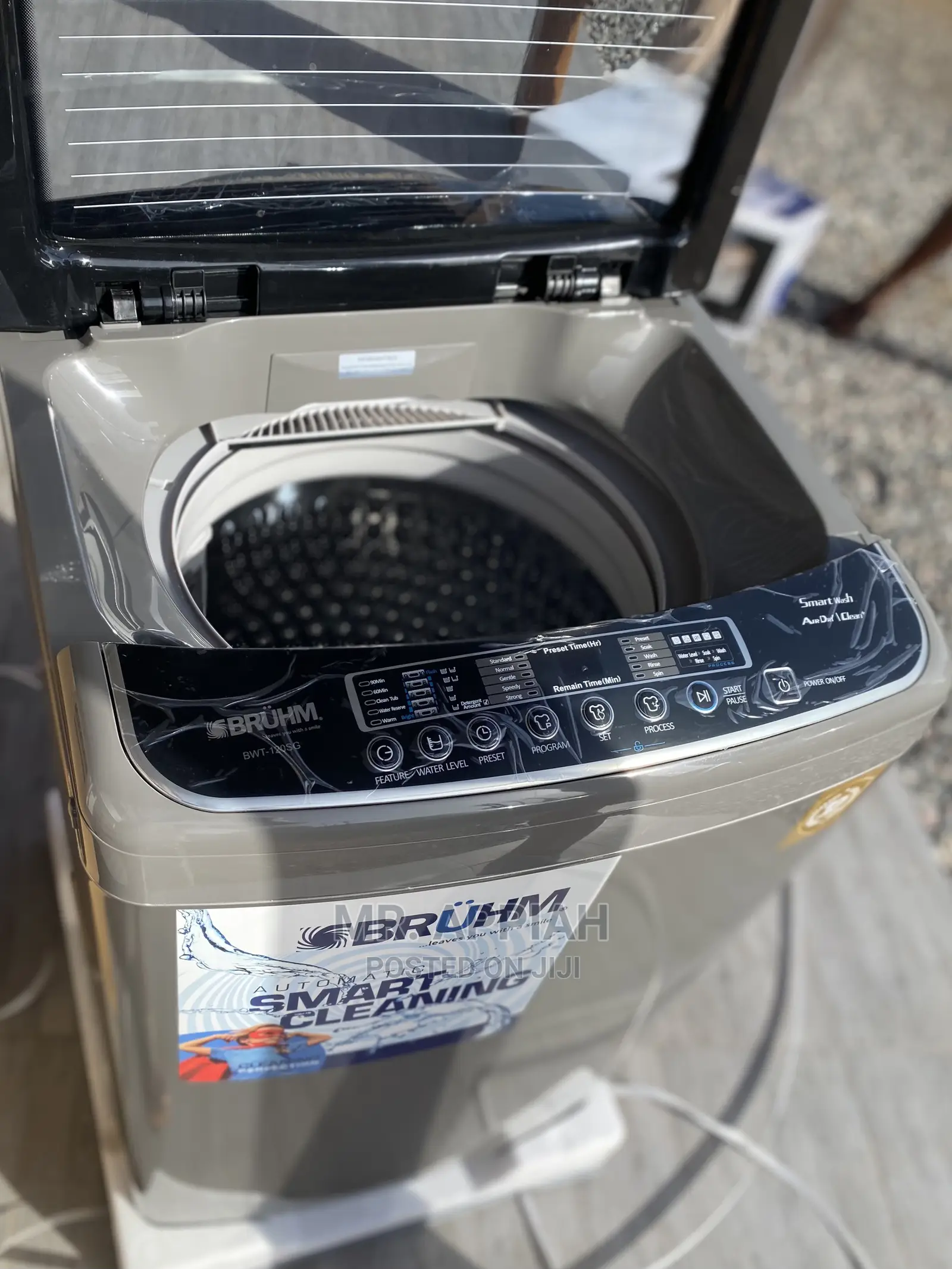 Latest Bruhm BBWT-120SG 12kg Automatic Washing Machine.