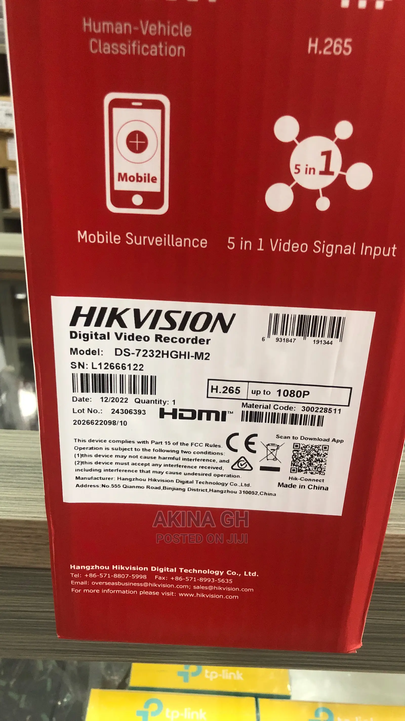 Hikvision 32ch Turbo Hd DVR 2mp Ds-7232hghi-M2