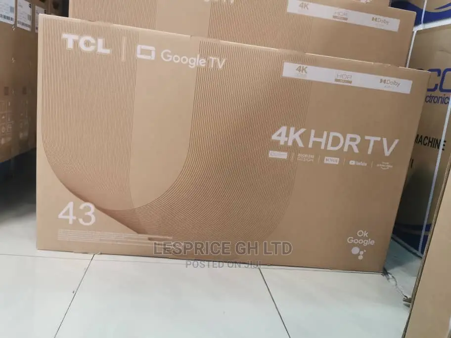 Quality/TCL 43” Android Smart HDRTV