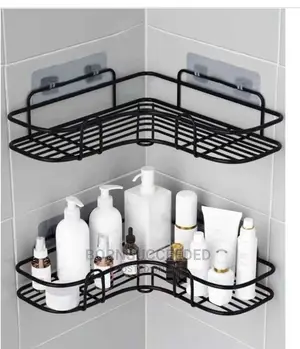 2 PCS Bathroom Shelf, Shower Caddy Rack, Bathroom Kitchen No