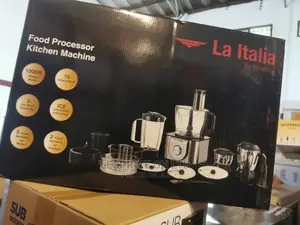 Food Processor With Big and Small Attachments