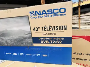 A New Slim Design Nasco 43”Satellite Digital FHD Tv 