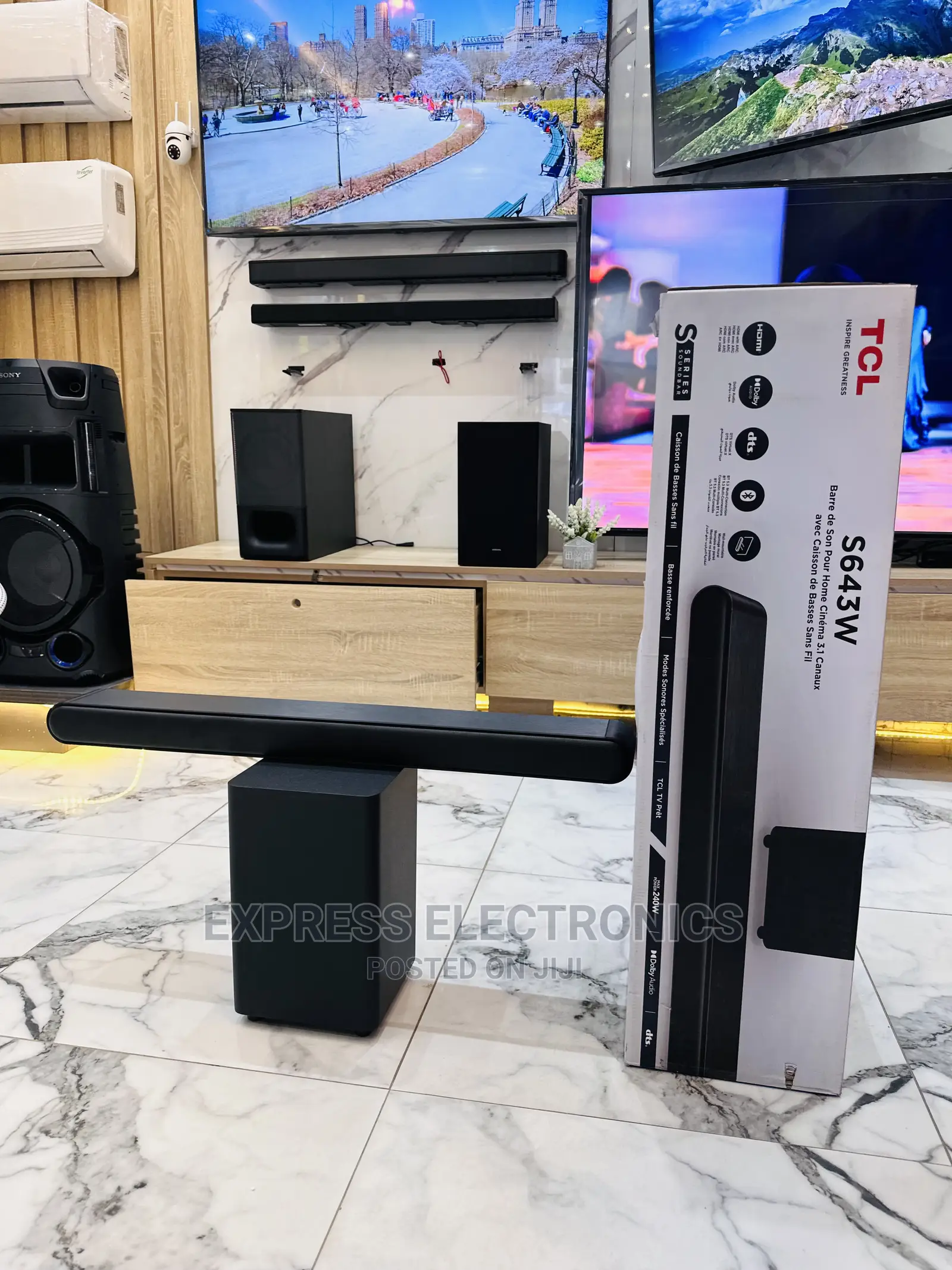 Text Us for Your TCL Sound Bar TCL-S643w 3.1 Channel 240W