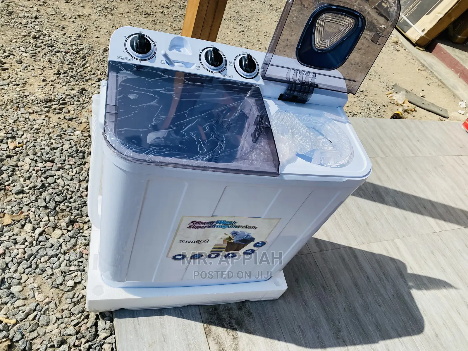 High Quality Nasco Spin/Dry Top Load Washing Machine(7kg).