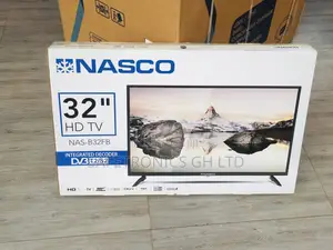 Clear 32 Inches Glossy LED Nasco Designed Tv