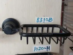 Wall Mounted Black Soap Rack
