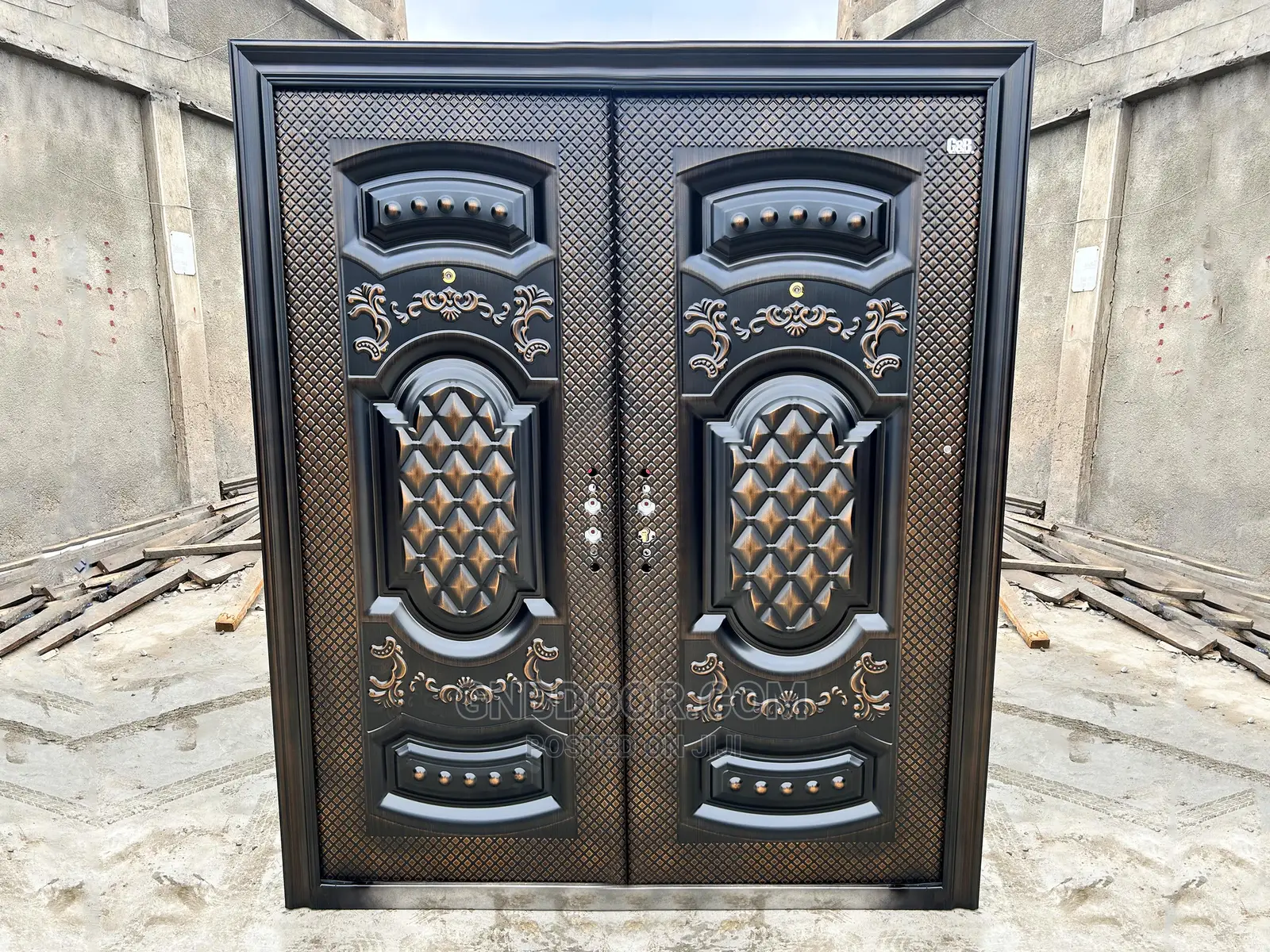 Nice Gc-01 Double Anti Rust Security Door Turkey Metal