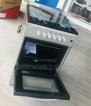 4 Gas Quality Volcano Gray Oven With Grill 50x50
