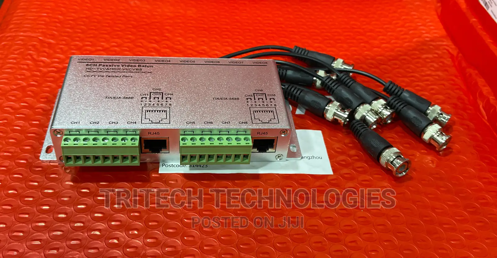 8channel CCTV Passive Video Balun Adapter Transmitter RJ45